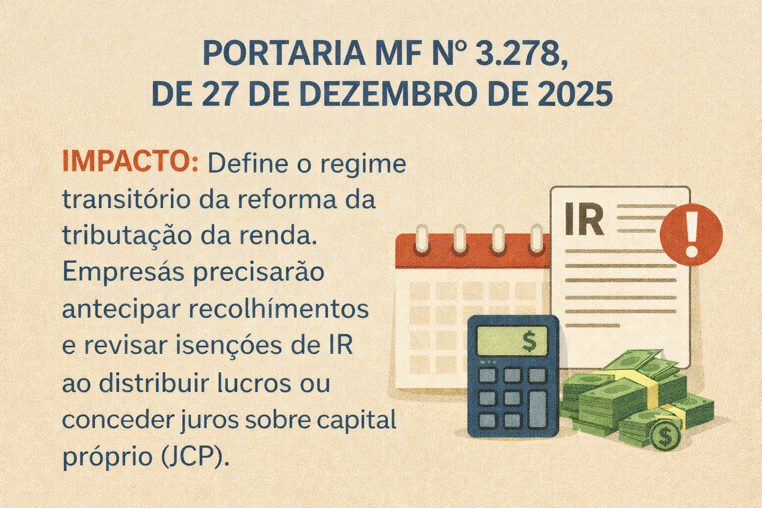 Publicada portaria de redução dos incentivos e benefícios tributários