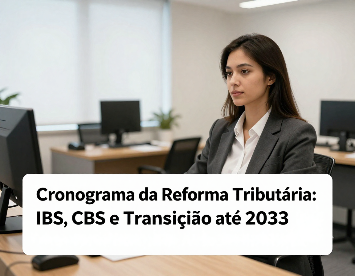 Cronograma da Reforma Tributária: IBS, CBS e transição até 2033