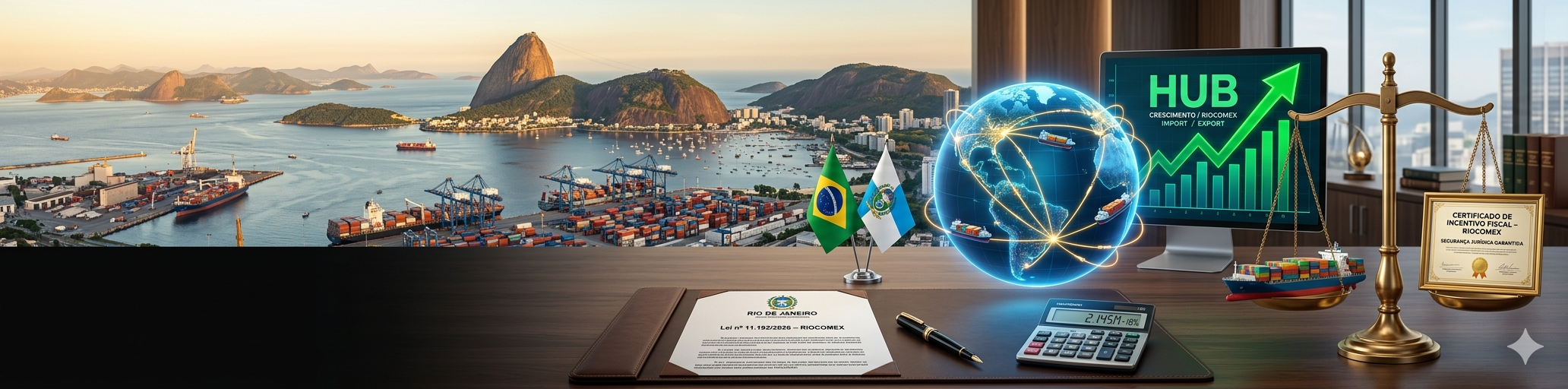 Rio de Janeiro cria regime fiscal para atrair importadoras, tradings e distribuidores