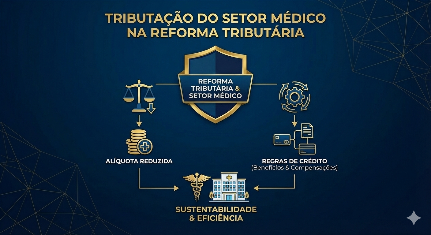 Setor médico terá tributação especial na Reforma Tributária