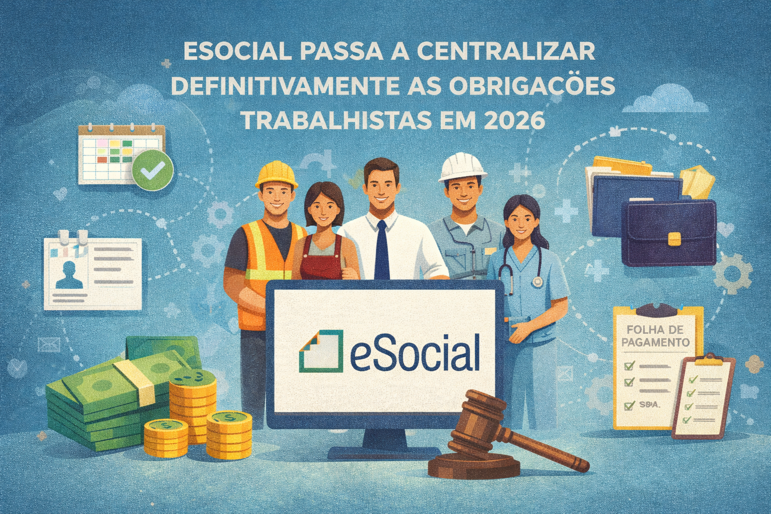eSocial passa a centralizar definitivamente as obrigações trabalhistas em 2026